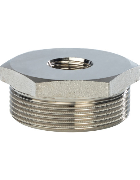 Футорка никелированная STOUT 1 1/2"х1/2" НР-ВР