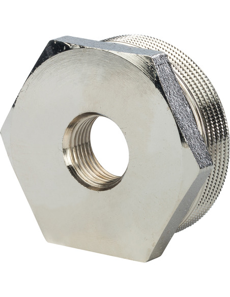 Футорка никелированная STOUT 1 1/2"х1/2" НР-ВР