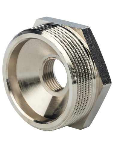 Футорка никелированная STOUT 1 1/2"х1/2" НР-ВР