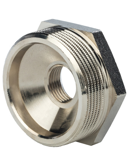 Футорка никелированная STOUT 1 1/2"х1/2" НР-ВР