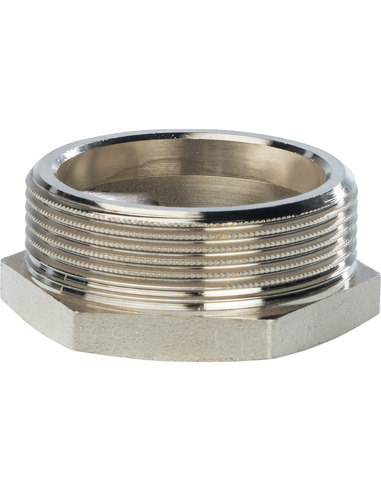 Футорка никелированная STOUT 1 1/2"х1/2" НР-ВР