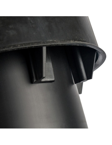 Труба с наконечником STOUT Ø60/100 - 1000мм вертикальная конденсац.