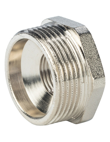 Футорка никелированная STOUT 2"х1/2" НР-ВР