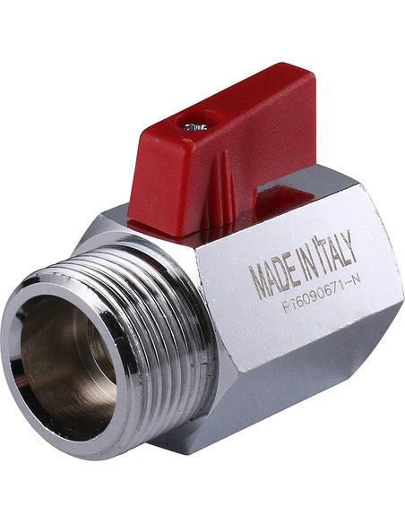 Кран шаровой мини STOUT 3/4" ВР-НР (флажок)