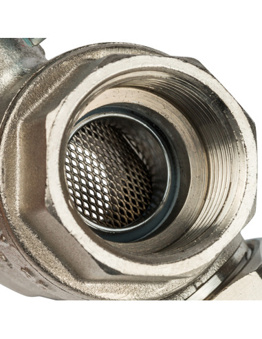 Кран шаровой STOUT 3/4" ВР-ВР с фильтром (рычаг)