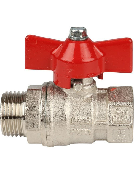 Кран шаровой ITAP IDEAL 093 1/2" НР-ВР (бабочка)