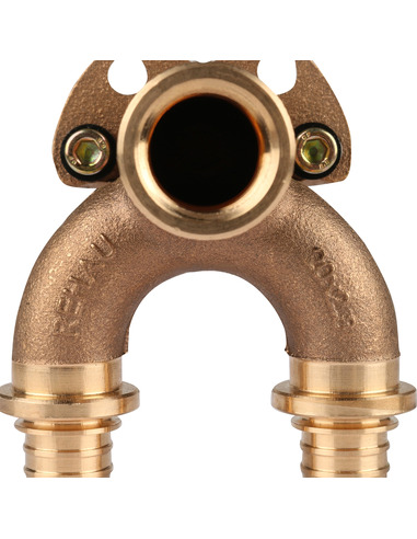 Угольник настенный проходной РЕХАУ RAUTITAN RX 20х1/2"х20 ВР короткий