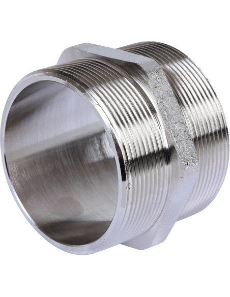Ниппель никелированный STOUT 2 1/2" НР Ниппель никелированный STOUT 2 1/2" НР