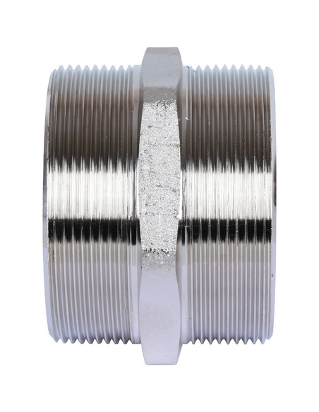 Ниппель никелированный STOUT 2 1/2" НР Ниппель никелированный STOUT 2 1/2" НР