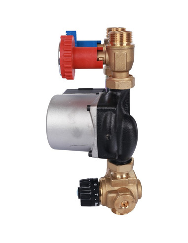 Насосная группа STOUT с термостатическим смесителем 3/4" с насосом