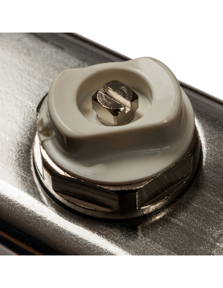 Коллектор STOUT из нержавеющей стали с расходомерами 9 вых. с воздухоотводчиком и сливом