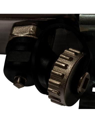 Коллектор STOUT из нержавеющей стали с расходомерами 9 вых. с воздухоотводчиком и сливом