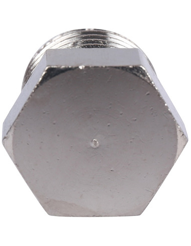 Заглушка никелированная STOUT 1/8" НР