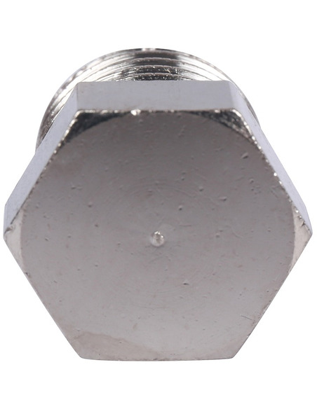 Заглушка никелированная STOUT 1/8" НР Заглушка никелированная STOUT 1/8" НР