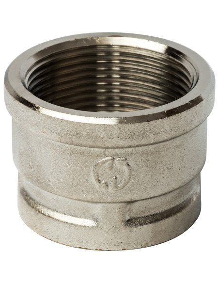 Муфта переходная никелированная STOUT 1 1/2"х1" ВР