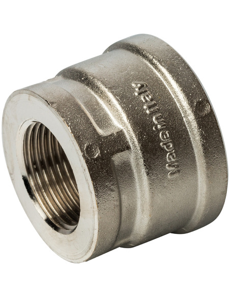 Муфта переходная никелированная STOUT 1 1/2"х1" ВР