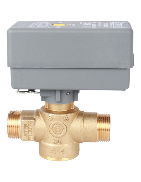 Клапан двухходовой зональный STOUT 3/4" НР с сервоприводом 230V, Kvs 12