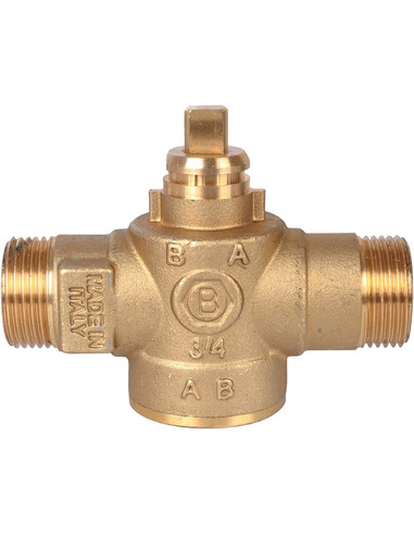 Клапан двухходовой зональный STOUT 3/4" НР с сервоприводом 230V, Kvs 12