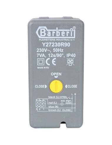 Клапан двухходовой зональный STOUT 3/4" НР с сервоприводом 230V, Kvs 12