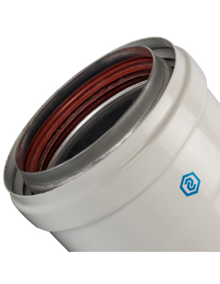 Труба удлинитель STOUT Ø80/100 - 1000мм утепленная