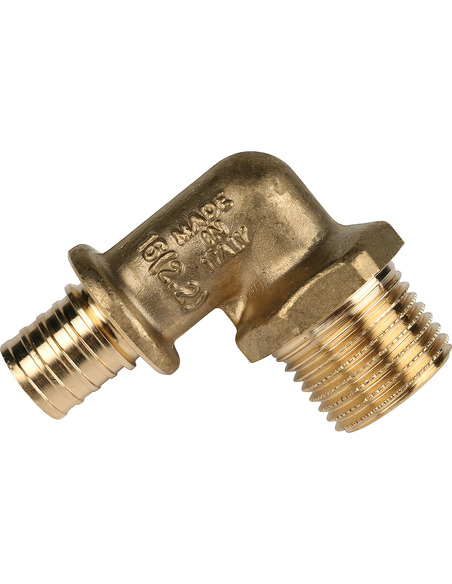 Угольник STOUT 16x1/2" НР для труб из сшитого полиэтилена