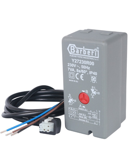 Сервопривод STOUT для 3-ходовых зональных клапанов, 8 сек., 230V