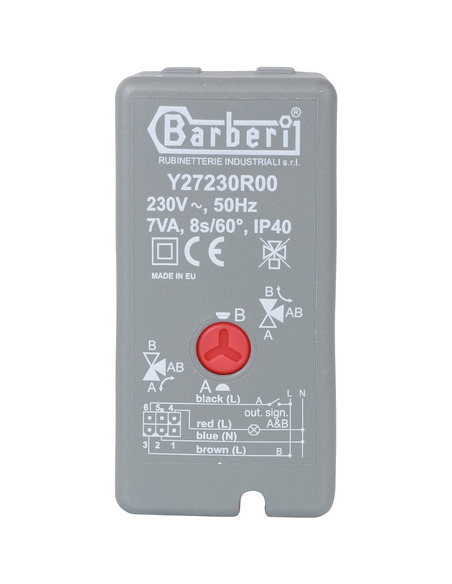 Сервопривод STOUT для 3-ходовых зональных клапанов, 8 сек., 230V