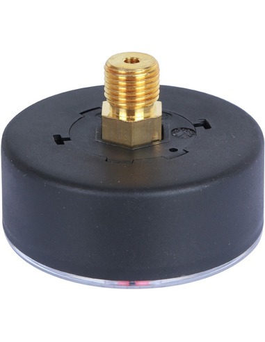 Манометр STOUT 63 мм, 1/4", 0-4 бар, аксиальный с указателем предела