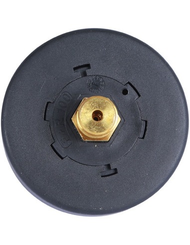 Манометр STOUT 63 мм, 1/4", 0-4 бар, аксиальный с указателем предела