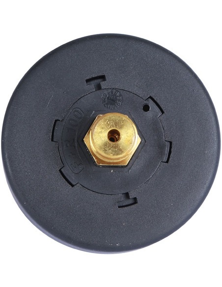 Манометр STOUT 63 мм, 1/4", 0-4 бар, аксиальный с указателем предела