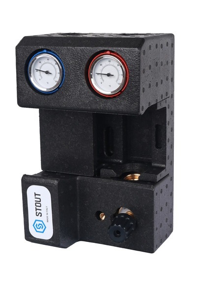 Насосная группа STOUT с приводным смесителем 3/4" без насоса