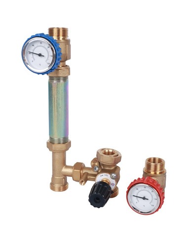 Насосная группа STOUT с приводным смесителем 3/4" без насоса