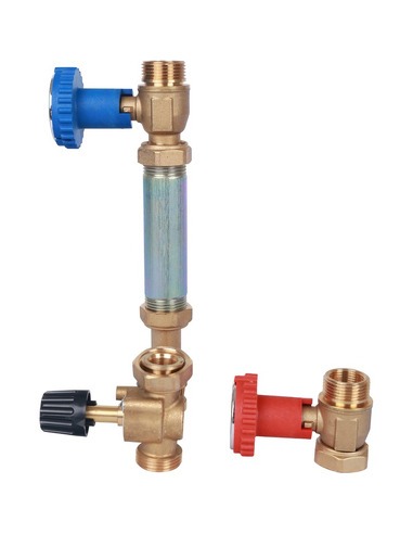 Насосная группа STOUT с приводным смесителем 3/4" без насоса