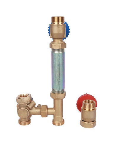 Насосная группа STOUT с приводным смесителем 3/4" без насоса