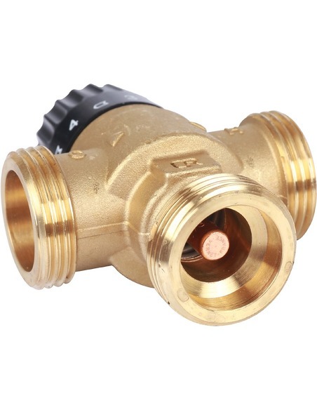 Термостатический смесительный клапан STOUT 30-65°C, 1 1/4" НР, Kvs 3,5