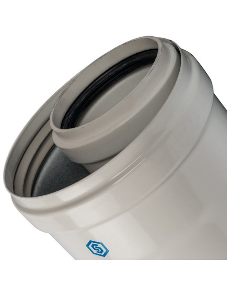 Труба удлинитель STOUT Ø60/100 - 1000мм конденсац.