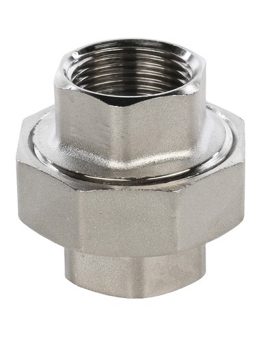 Разъемное соединение "американка" никелированное STOUT 3/4" ВР-ВР