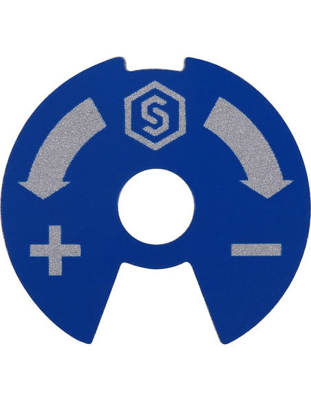 Синий/красный диск STOUT для распределительных коллекторов