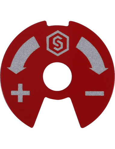 Синий/красный диск STOUT для распределительных коллекторов