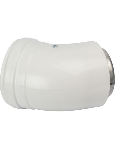 Отвод STOUT Ø80/100 - 45° п/м утепленный