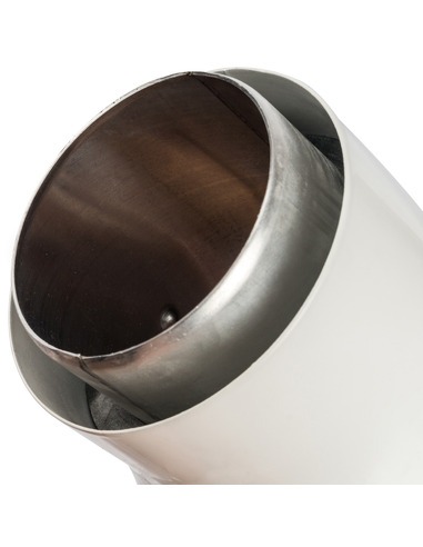 Отвод STOUT Ø80/100 - 45° п/м утепленный