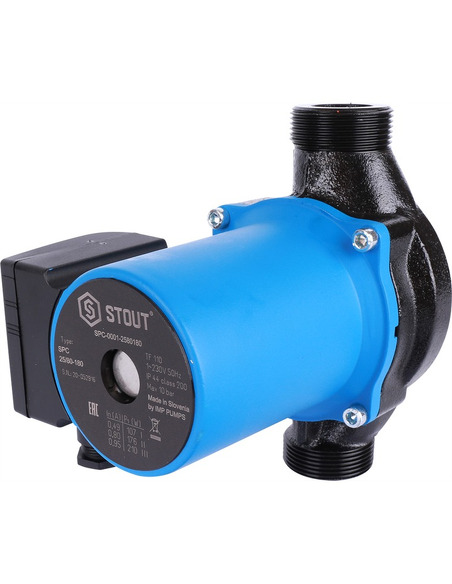 Насос циркуляционный STOUT 25/80 180