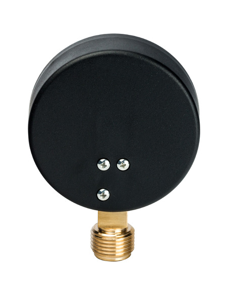 Манометр STOUT 80 мм, 1/2", 0-10 бар, радиальный