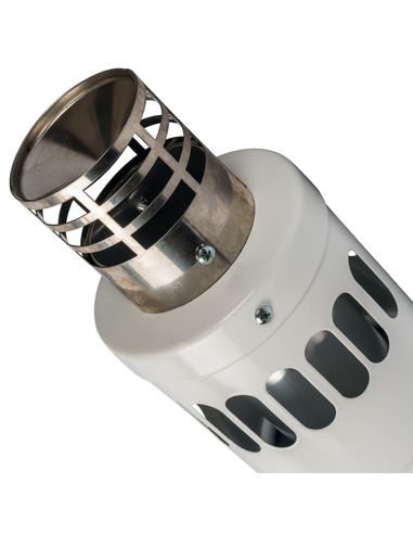 Труба с наконечником STOUT Ø60/100 - 900мм оголовок из нержавейки