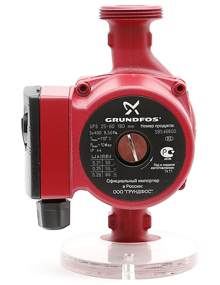 Насос циркуляционный Grundfos UPS 25-60 180 3х400V