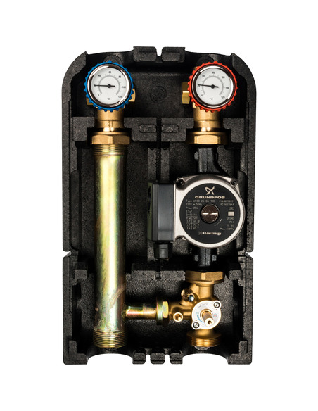 Насосная группа STOUT с приводным смесителем 1" с насосом