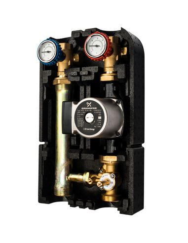 Насосная группа STOUT с приводным смесителем 1" с насосом