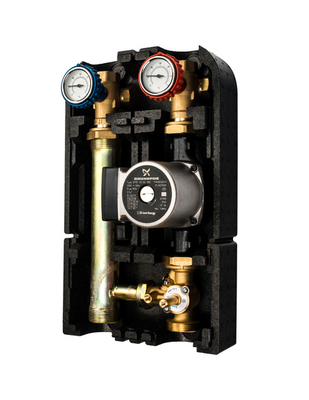 Насосная группа STOUT с приводным смесителем 1" с насосом