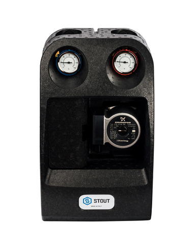 Насосная группа STOUT с приводным смесителем 1" с насосом