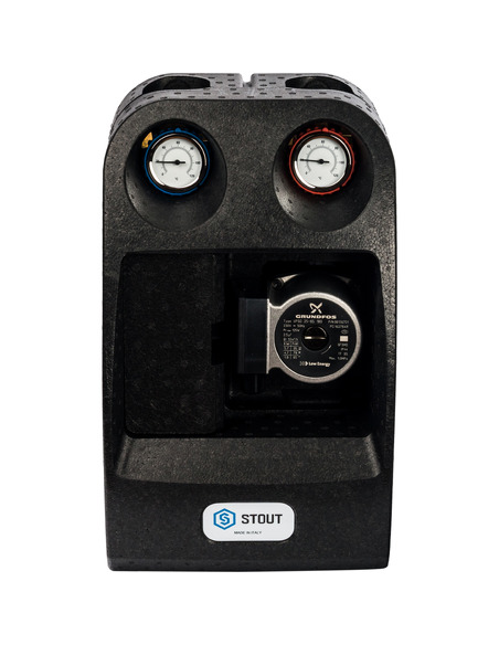 Насосная группа STOUT с приводным смесителем 1" с насосом